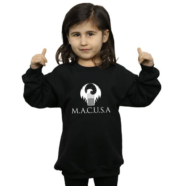 Fantastic Beasts Girls MACUSA Logo Sweatshirt