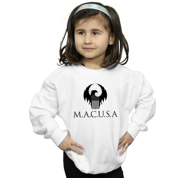 Fantastic Beasts Girls MACUSA Logo Sweatshirt