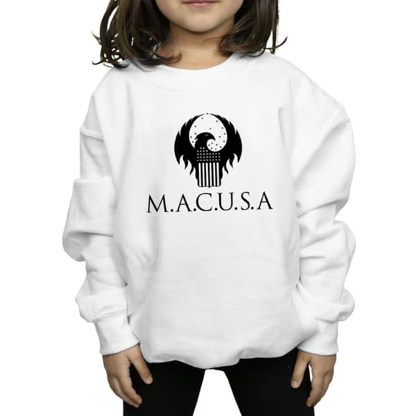Fantastic Beasts Girls MACUSA Logo Sweatshirt
