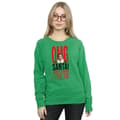 Miniatyrbillede 2 af 3: Elf Womens/Ladies OMG Santa I Know Him Sweatshirt