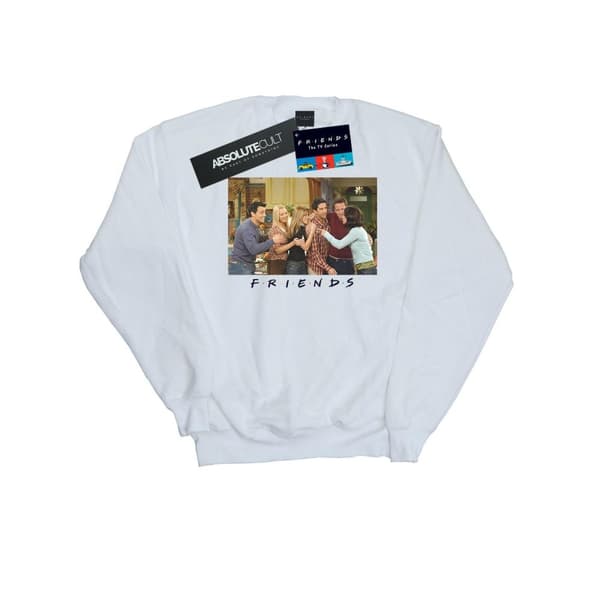 Friends Sweatshirt med gruppfoto av lägenhet för kvinnor/damer