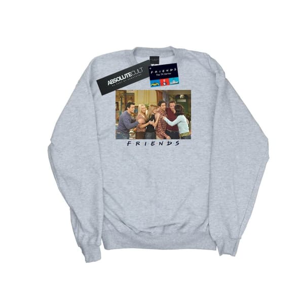 Friends Sweatshirt med gruppfoto av lägenhet för kvinnor/damer