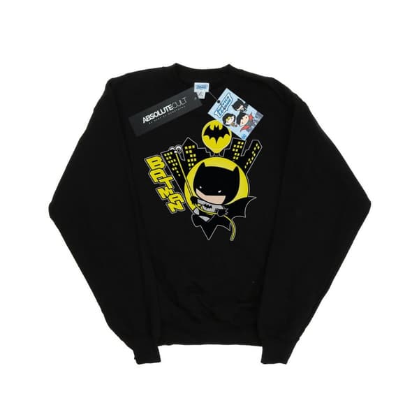 DC Comics Pojkar Chibi Batman Swinging Sweatshirt