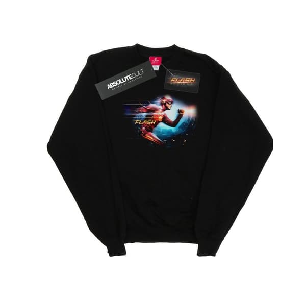 DC Comics The Flash Sparks-tröja för flickor Black 9-11 Years
