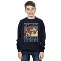 Miniatyrbillede 2 af 3: Friends Boys Fair Isle Holiday Armadillo Sweatshirt