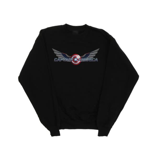 Marvel Pojkar Falcon And The Winter Soldier Captain America Logo Sweatshirt
