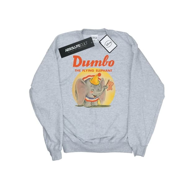 Disney Mens Dumbo Flying Elephant Sweatshirt