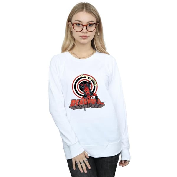 Marvel Womens/Ladies Deadpool Upside Down Sweatshirt