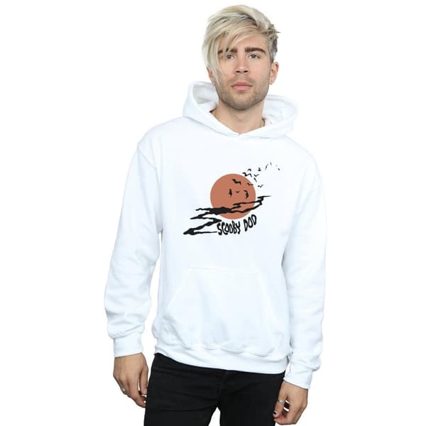 Scooby Doo Mens Spooky Moon Hoodie