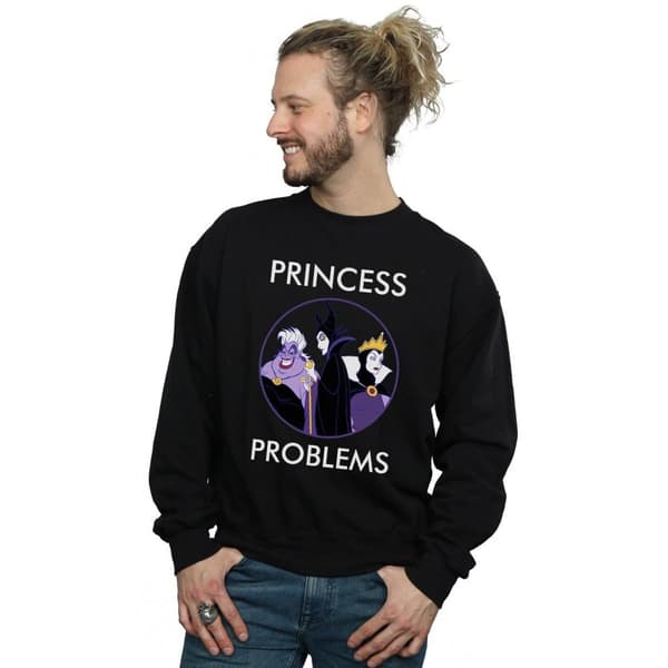 Disney Mens Villains Princess Headaches Sweatshirt