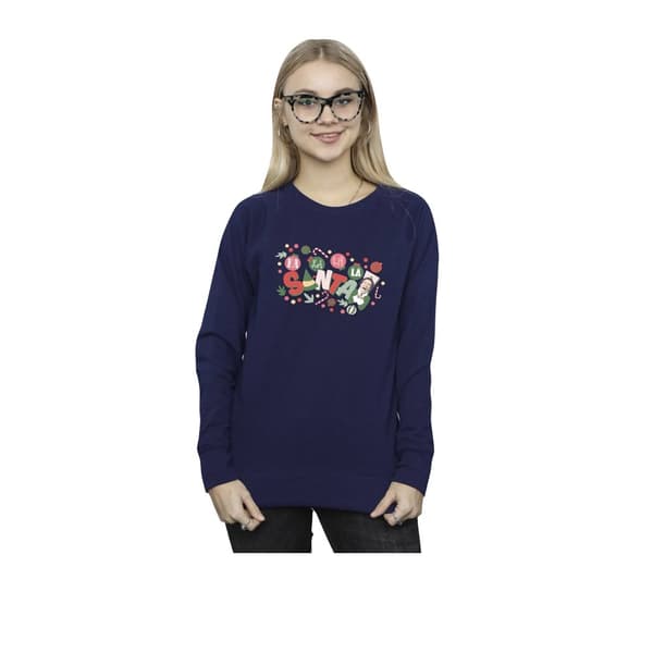 Elf Womens/Ladies Santa Fa La La Sweatshirt