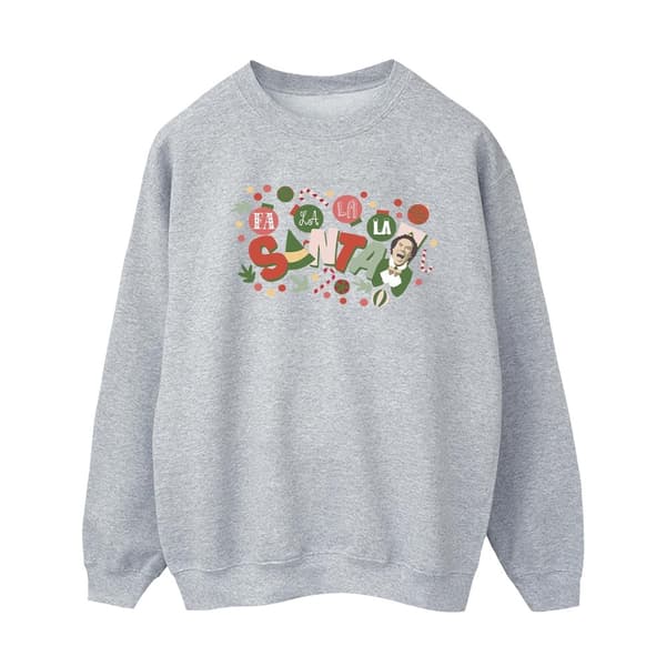 Elf Womens/Ladies Santa Fa La La Sweatshirt