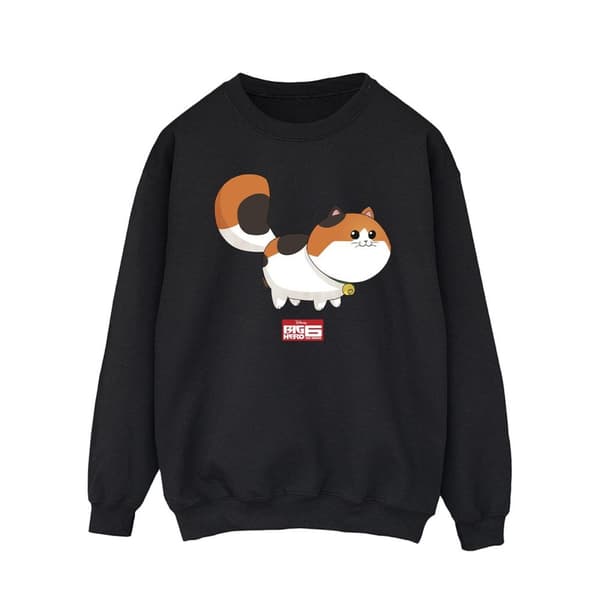 Disney Big Hero 6 Baymax Kitten Pose-tröja, herr Black L