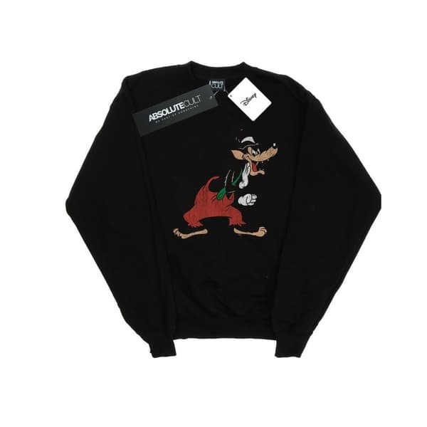 Disney Mens Three Little Pigs Big Bad Wolf Sweatshirt