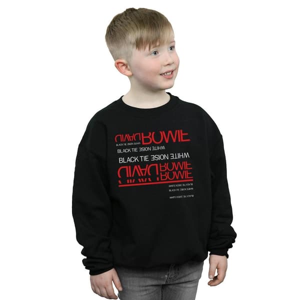 David Bowie Pojkar Black Tie White Noise Sweatshirt