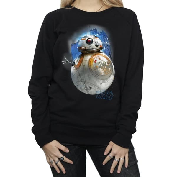 Star Wars Womens/Ladies The Last Jedi BB-8 Brushed Sweatshirt