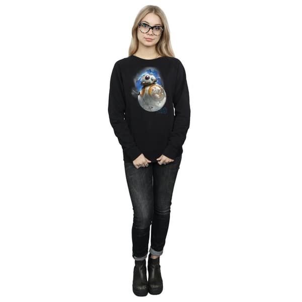 Star Wars Womens/Ladies The Last Jedi BB-8 Brushed Sweatshirt