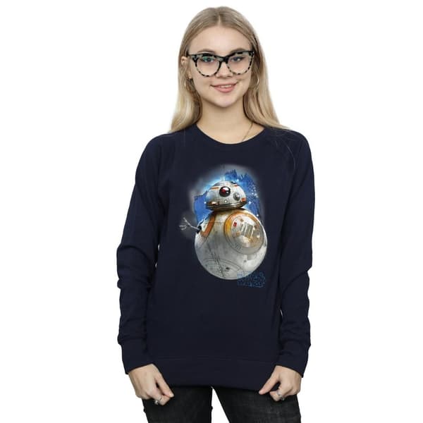 Star Wars Womens/Ladies The Last Jedi BB-8 Brushed Sweatshirt