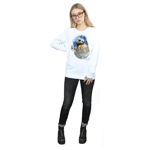 Star Wars Womens/Ladies The Last Jedi BB-8 Brushed Sweatshirt