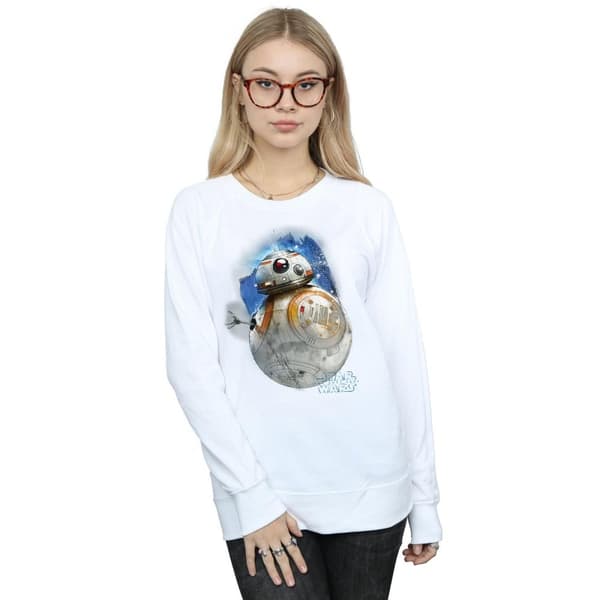 Star Wars Womens/Ladies The Last Jedi BB-8 Brushed Sweatshirt