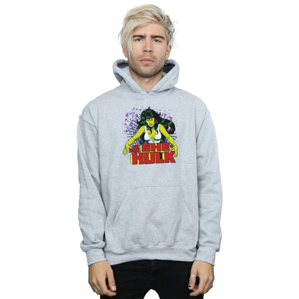 Marvel Mens The Savage She-Hulk Hoodie