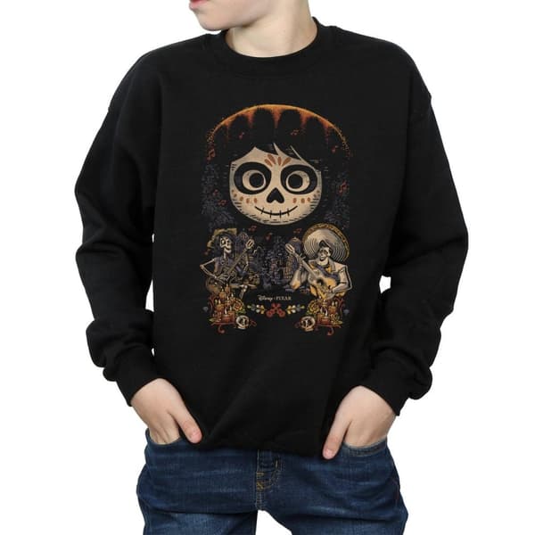 Disney Pojkar Coco Miguel Face Poster Sweatshirt