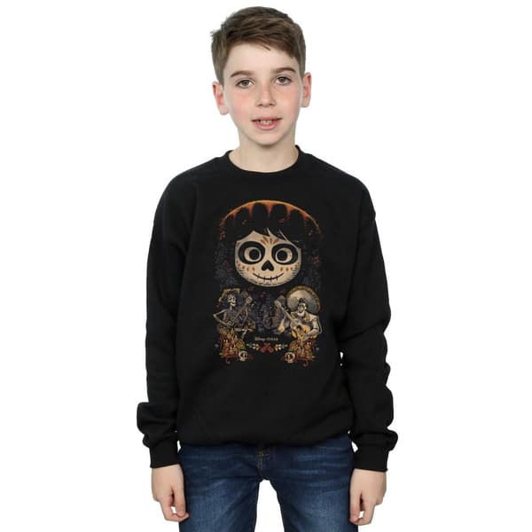Disney Pojkar Coco Miguel Face Poster Sweatshirt