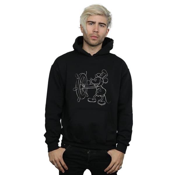 Disney Herr Musse Pigg Ångbåt Sketch Hoodie