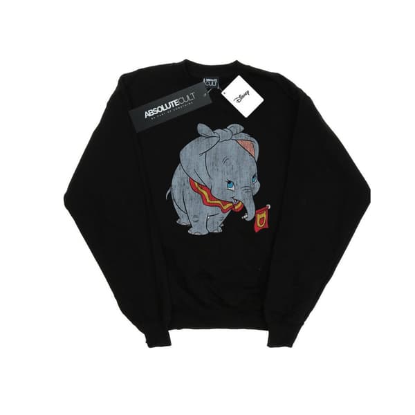 Disney Mens Dumbo Classic Tied Up Ears Sweatshirt