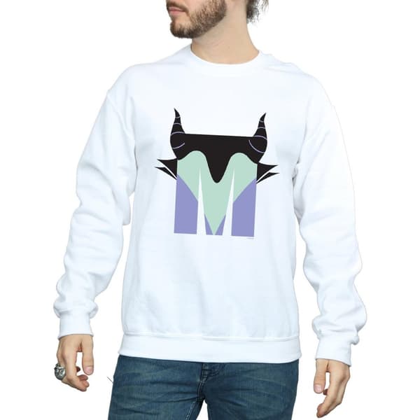 Disney Mens Alphabet M Is For Maleficent Sweatshirt