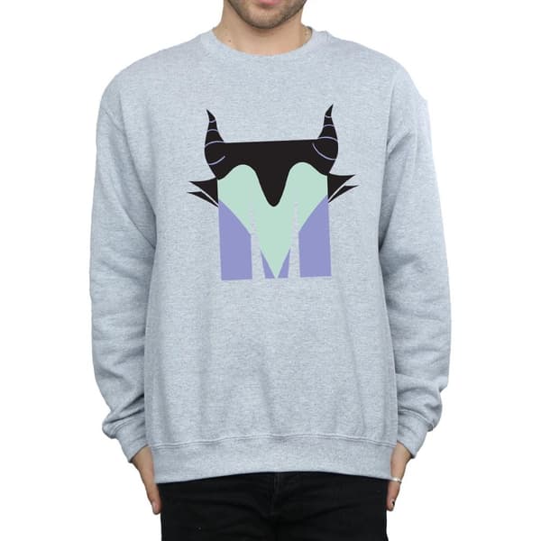Disney Mens Alphabet M Is For Maleficent Sweatshirt