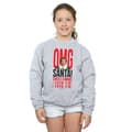 Miniatyrbillede 2 af 3: Elf Girls OMG Santa I Know Him Sweatshirt