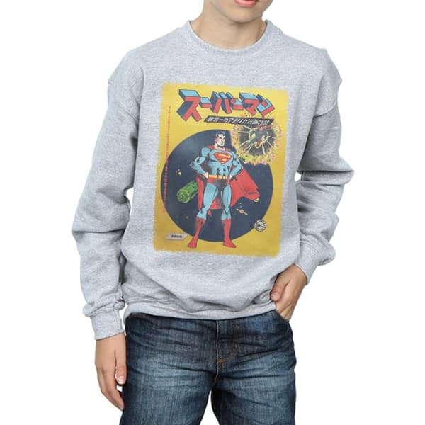 DC Comics Boys Superman International Cover Sweatshirt