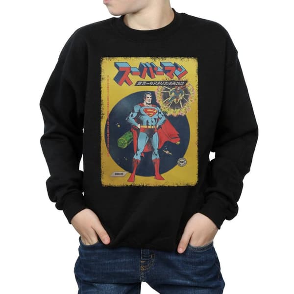 DC Comics Boys Superman International Cover Sweatshirt