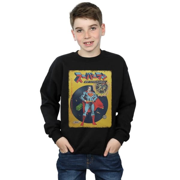 DC Comics Boys Superman International Cover Sweatshirt