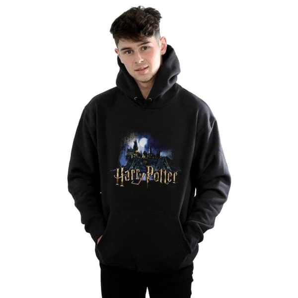 Hary Potter Mens Hogwarts Castle Hoodie