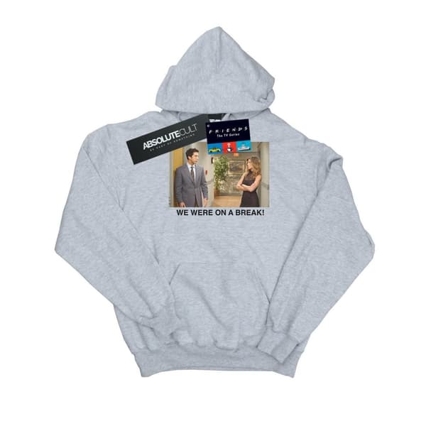 Friends Mens We Were On A Break Hallway Hoodie