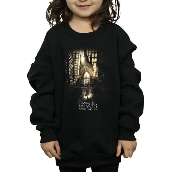 Fantastic Beasts Sweatshirt med filmaffisch för flickor