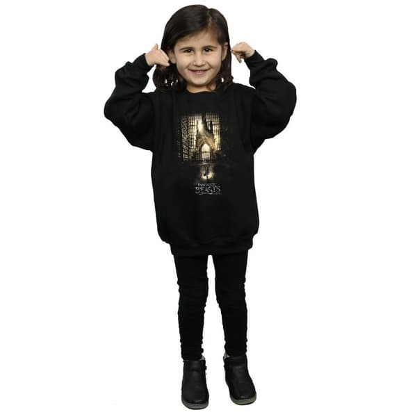 Fantastic Beasts Sweatshirt med filmaffisch för flickor