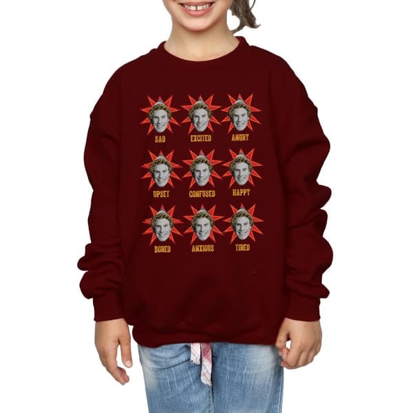Elf Girls Buddy Moods Sweatshirt