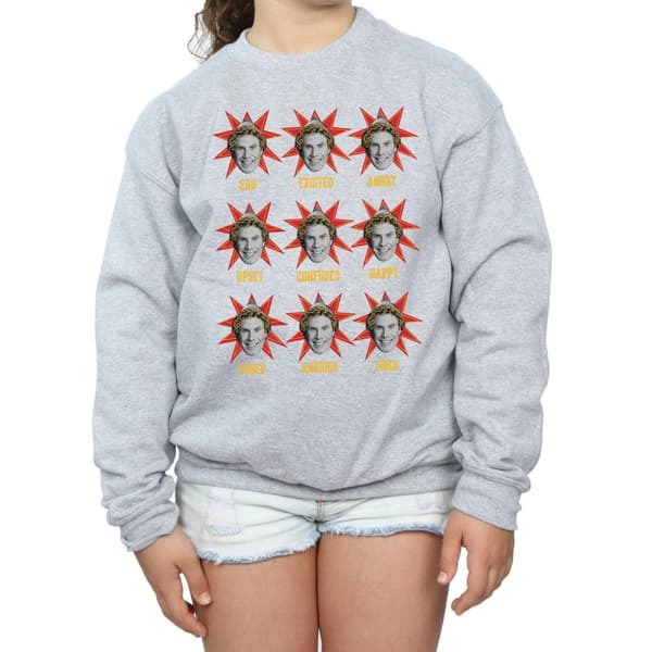 Elf Girls Buddy Moods Sweatshirt