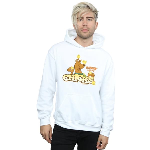 Scooby Doo Mens Hangin With My Chicks Hoodie