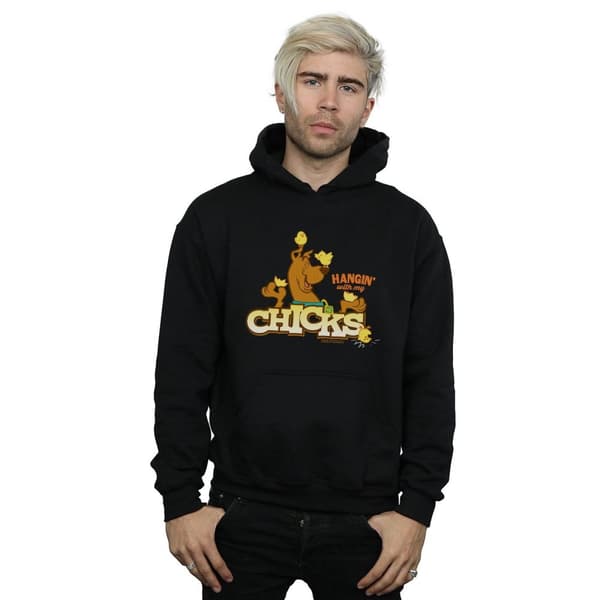 Scooby Doo Mens Hangin With My Chicks Hoodie