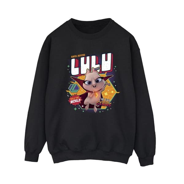 DC Comics Womens/Ladies DC League Of Super-Pets Lulu Evil Genius Sweatshirt
