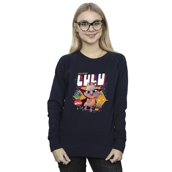 DC Comics Dam/Tjej DC League Of Super-Pets Lulu Evil Genius Sweatshirt