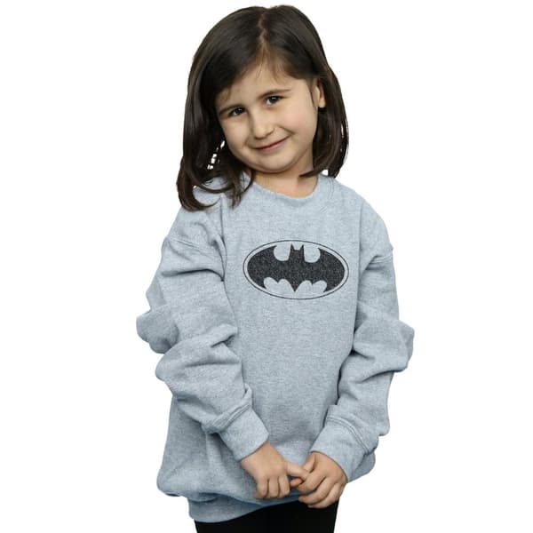 DC Comics Girls Batman One Colour Logo Sweatshirt