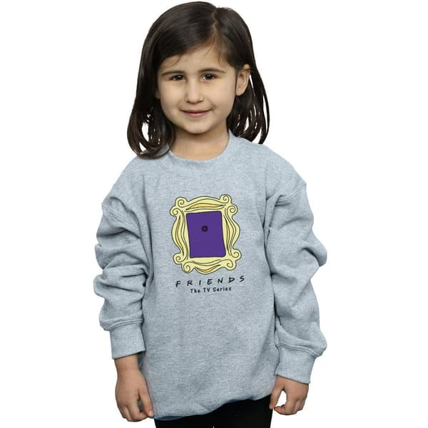 Friends Girls Door Peephole Sweatshirt