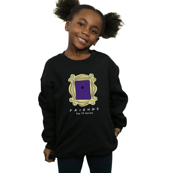 Friends Girls Door Peephole Sweatshirt