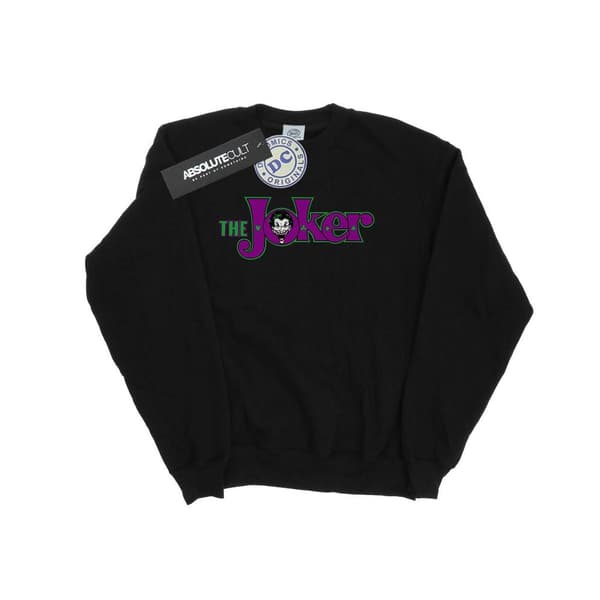 DC Comics Sweatshirt med textlogotyp från The Joker för flickor