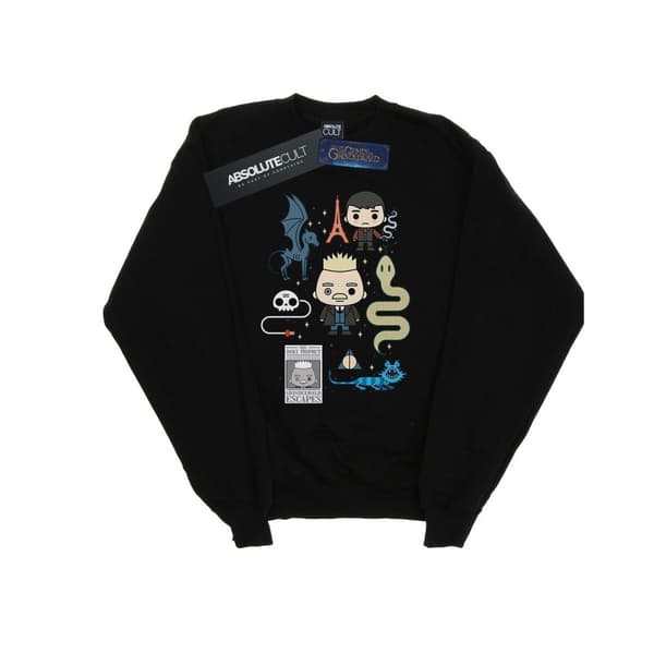 Fantastic Beasts Womens/Ladies Chibi Grindelwald Sweatshirt